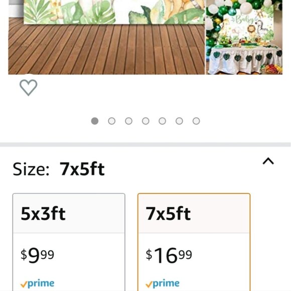 Baby Shower Safari Banner Backdrop "Oh Baby" - Picture 5 of 7